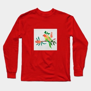 colorful bird Long Sleeve T-Shirt